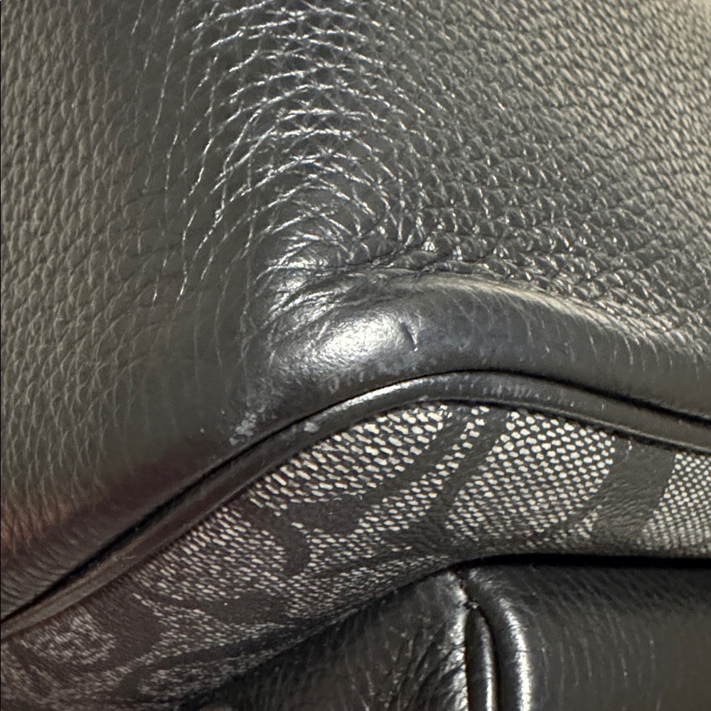 Coach Charcoal and Black Patterned Court Backpack In Signature Canvas - Picture 7 of 16
